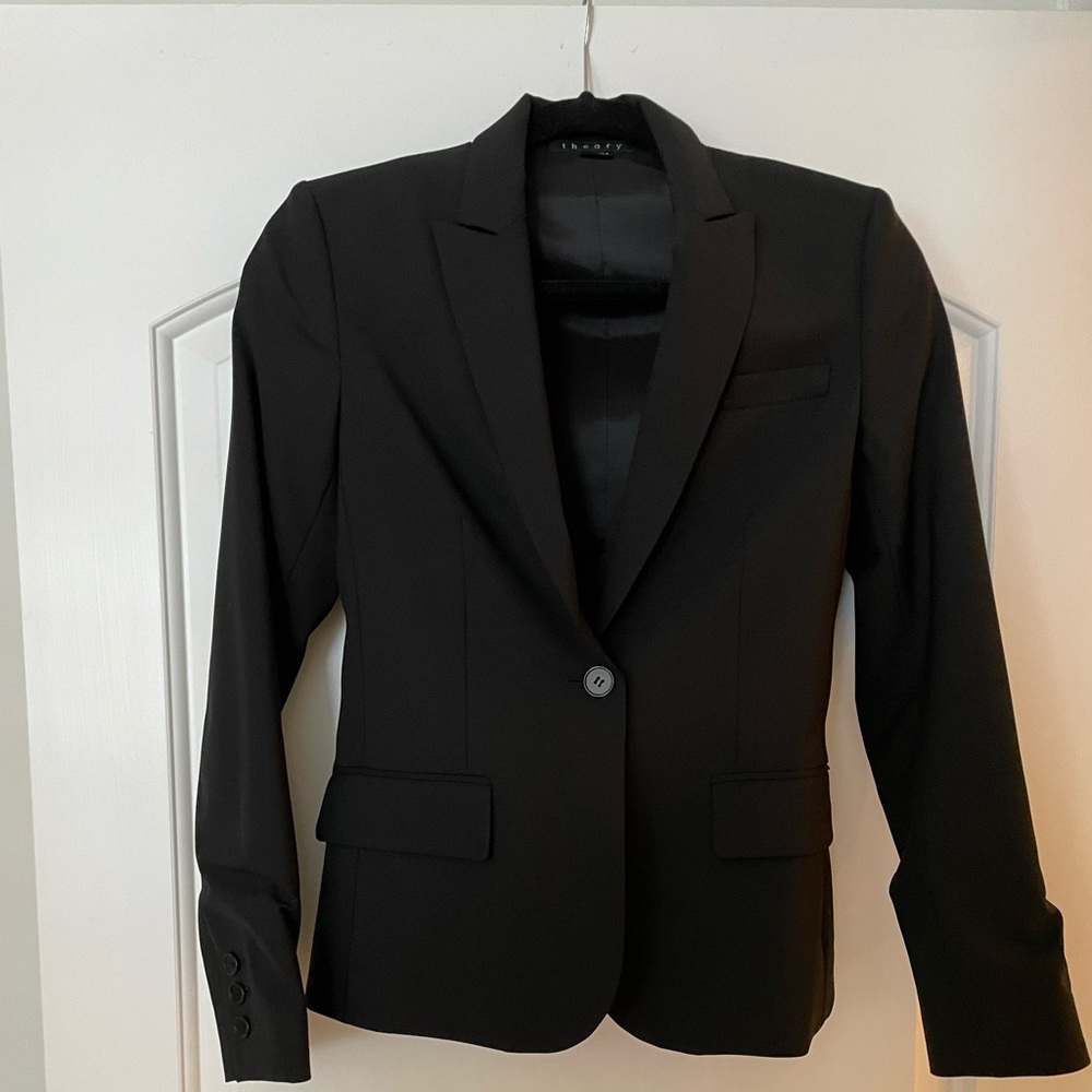 Theory Black Blazer